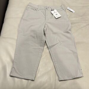 Gloria Vanderbilt Tan Ankle Cropped Jeans